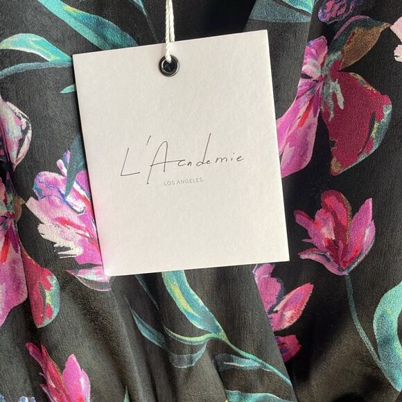 L'Academie The Mila Mini Dress in Multi - Picture 8 of 16